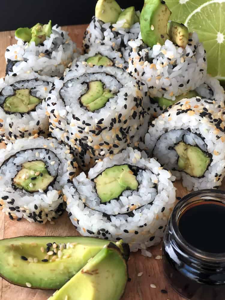 Homemade Vegan Sushi Rolls - Brand New Vegan