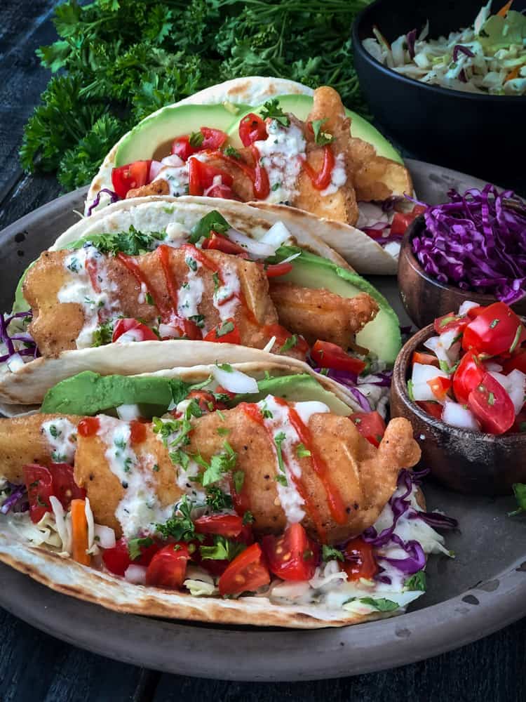 Tender Crisp Vegan Fish Tacos Recipe