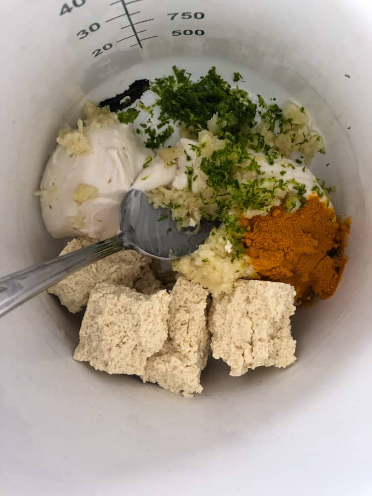 vegan tofu masala ingredients