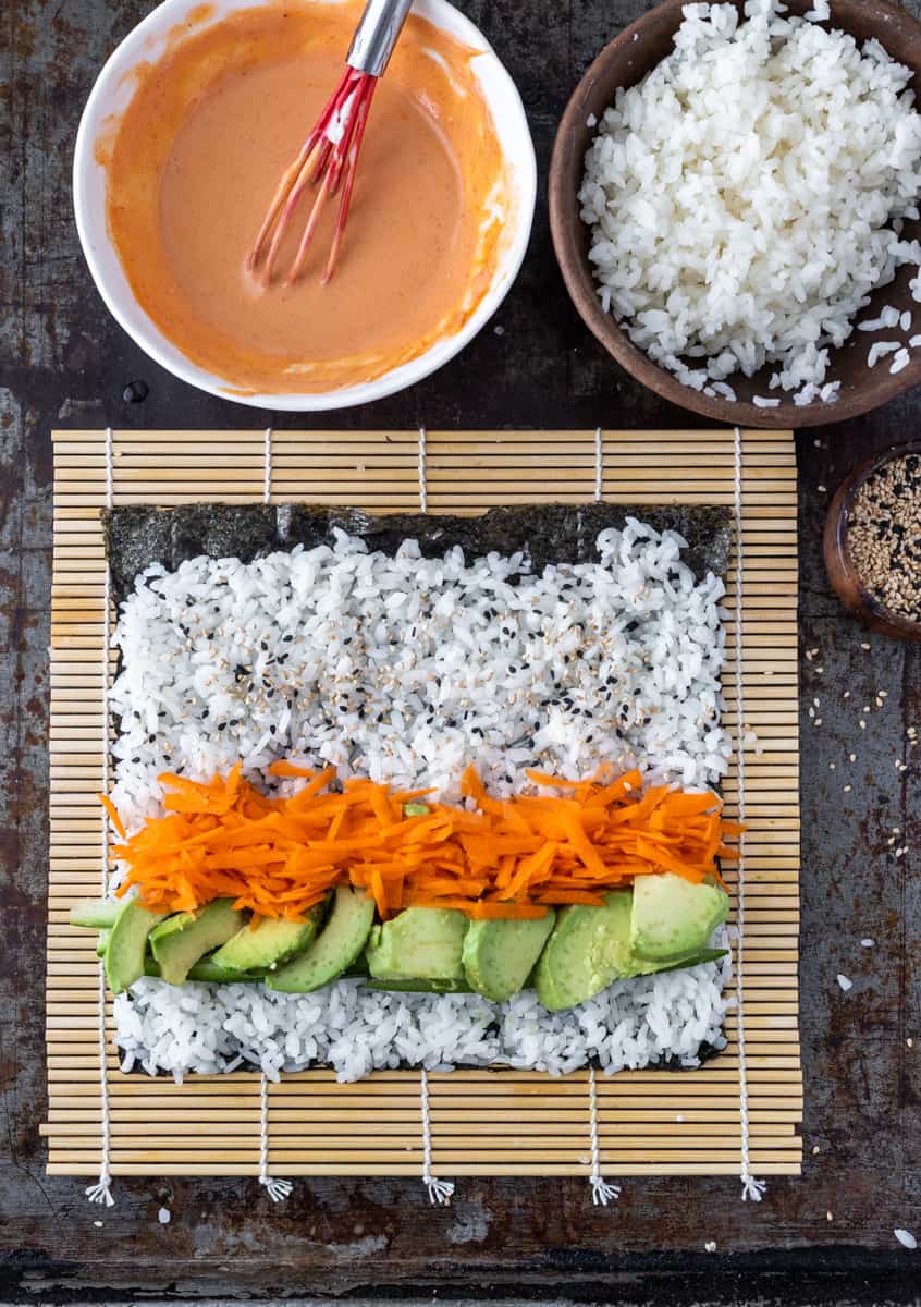 How to Make Easy Vegan Sushi (like a pro!) | simplyceecee | vegan recipe