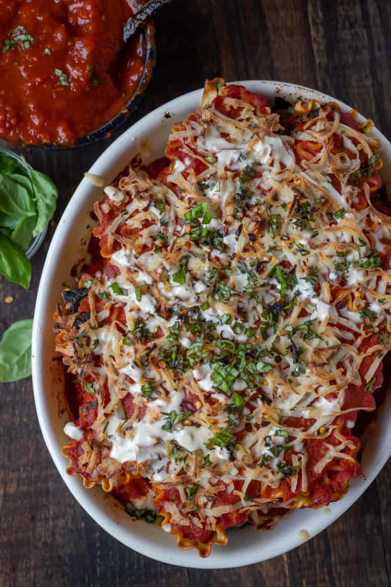 Best Vegan Lasagna Roll Recipe (quick + easy) - simplyceecee.co