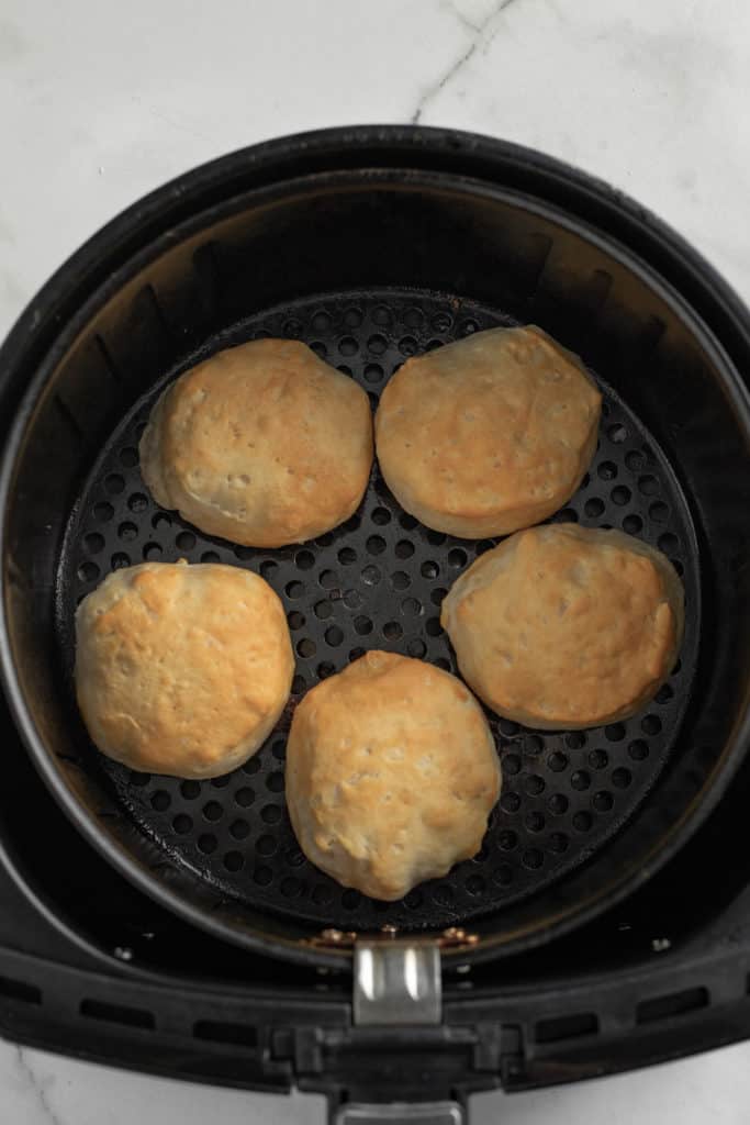 Pillsbury flaky biscuits in the air fryer.