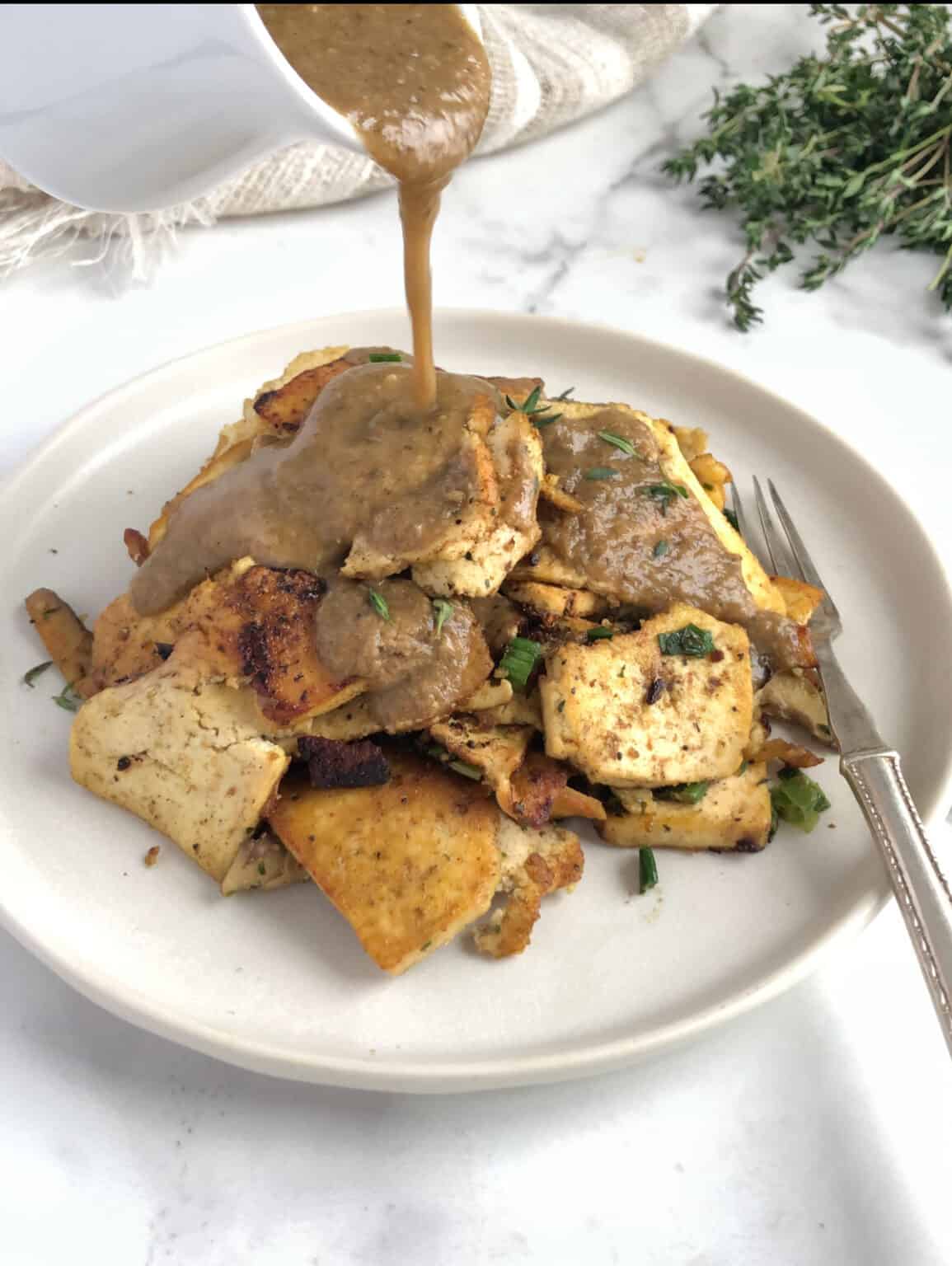Easy Vegan Turkey (juicy, flavorful, GF!) - simply ceecee