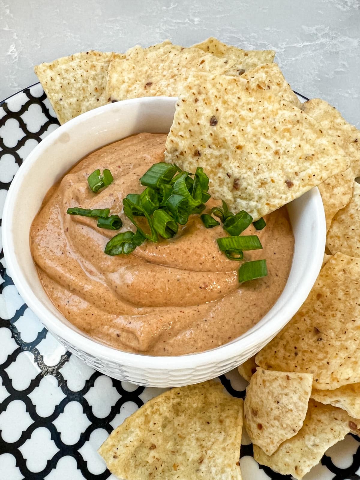 Bowlful of dairy free queso sauce.