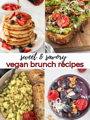 Sweet and savory Brunch recipe photos.